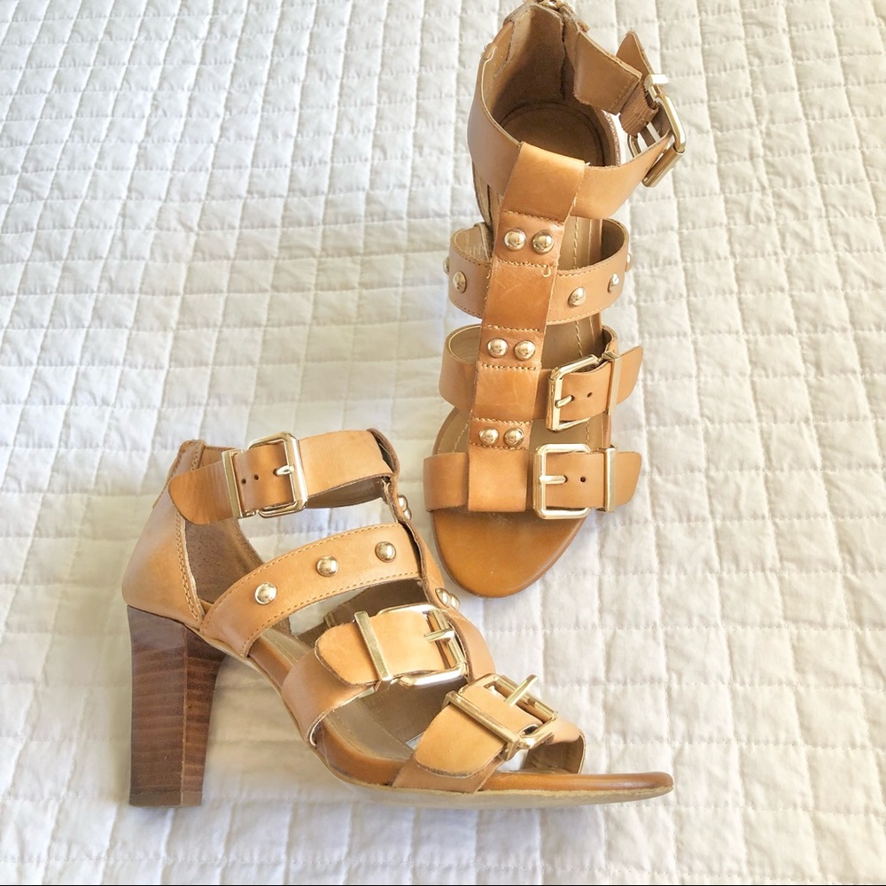 BCBG Studded leather heels